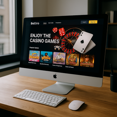 Betiro Casino - Gebruiksvriendelijk Desktop Platform Interface