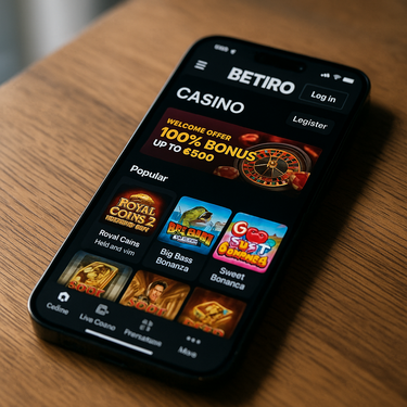 Betiro Casino - Mobiel Platform op Smartphone